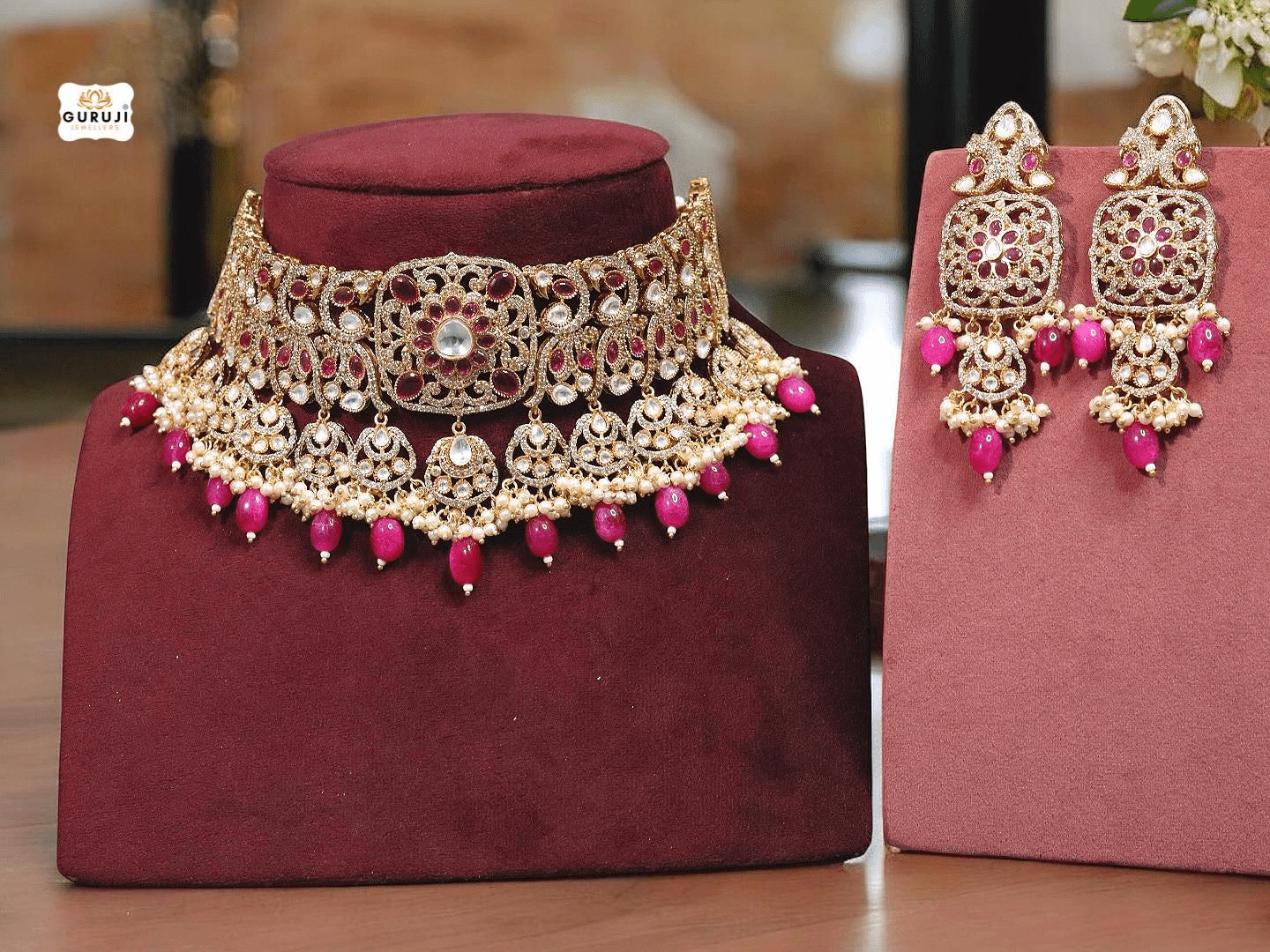 Radiant Bridal Choker Necklace Set