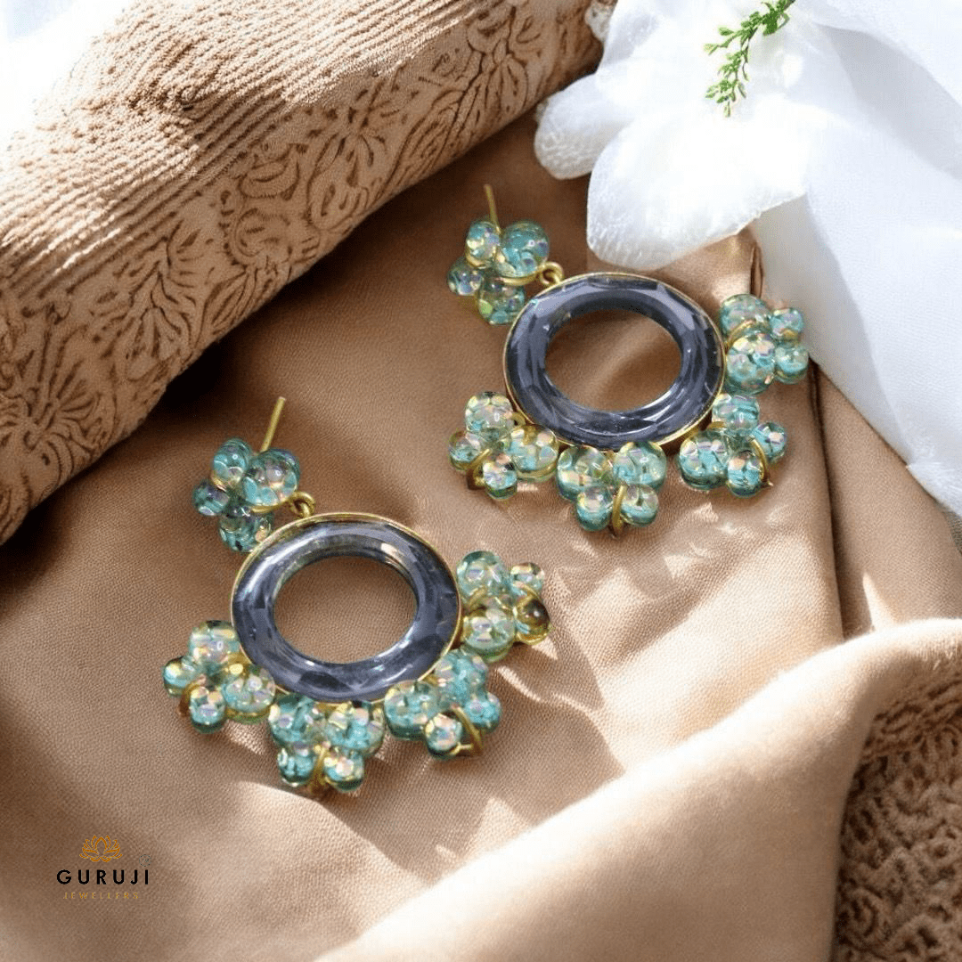Artisan Elegance Handmade Earrings with Natural Stones