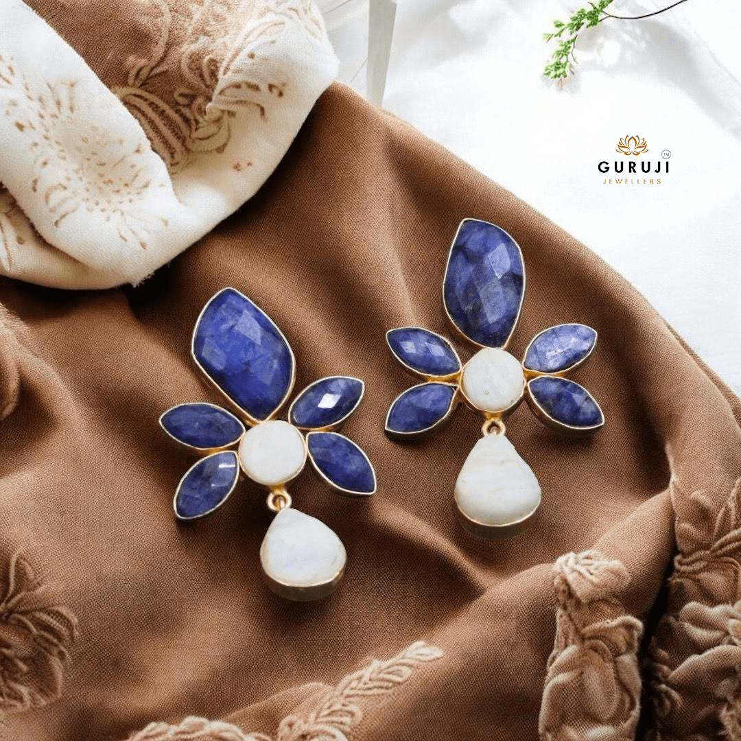 Handmade Natural Stone Earrings Timeless Elegance