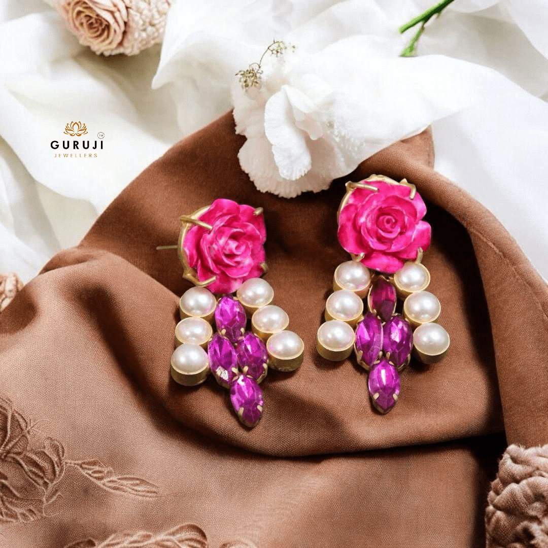 Handmade Earrings with Elegance and Natural Stones