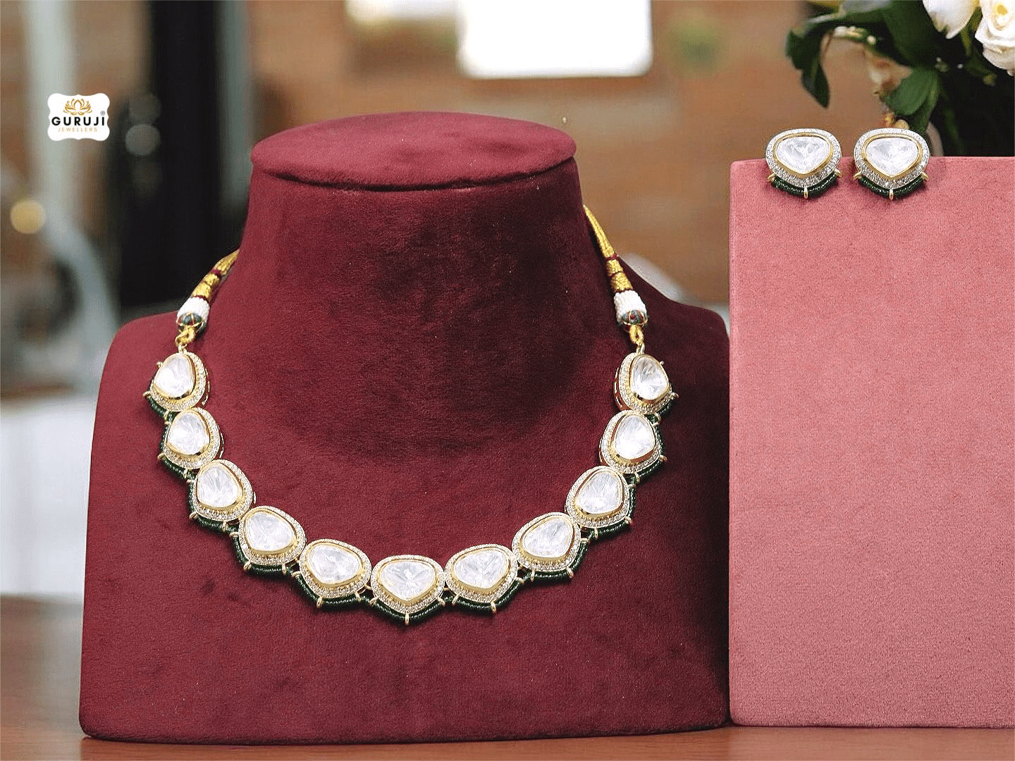 Exquisite Kundan Necklace Set